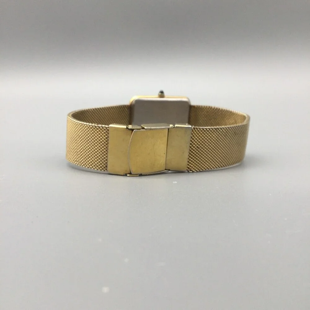 Vintage Seiko Lassale Womens Watch 29mm Gold Tone 6020-5039 7.25
